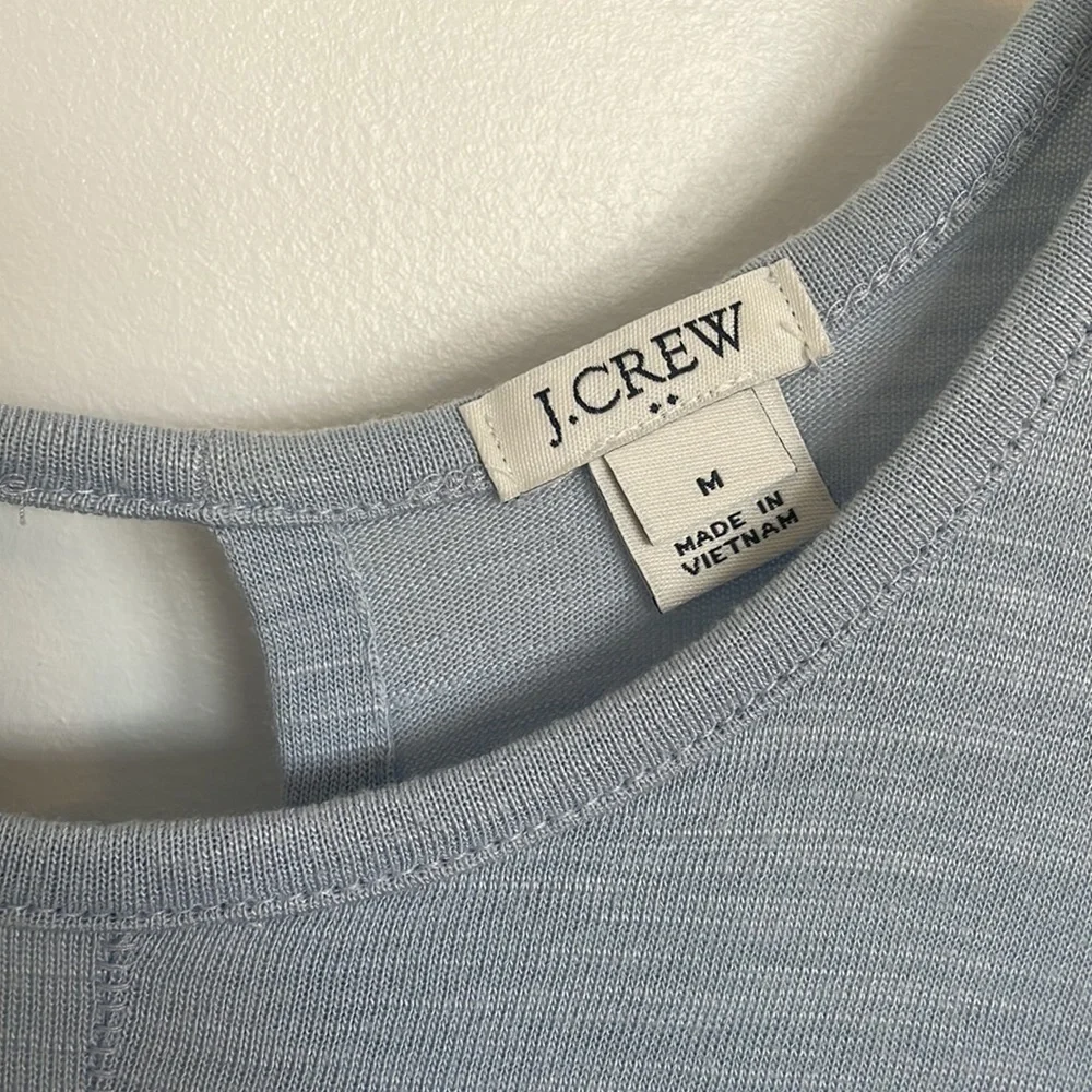 JCrew Blue and Striped Flow Tank - Picture 3 of 5